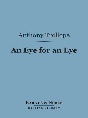 cover image of An Eye for an Eye (Barnes & Noble Digital Library)